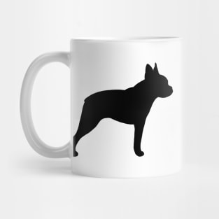 Boston Terrier Silhouette Mug